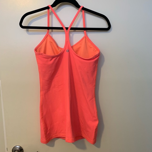 Lululemon bright pink bra-in tank top - Picture 3 of 5